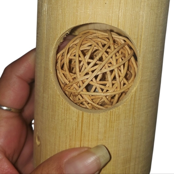 Bamboo Wooden Hanging Cat Toy - Picture 3 of 4